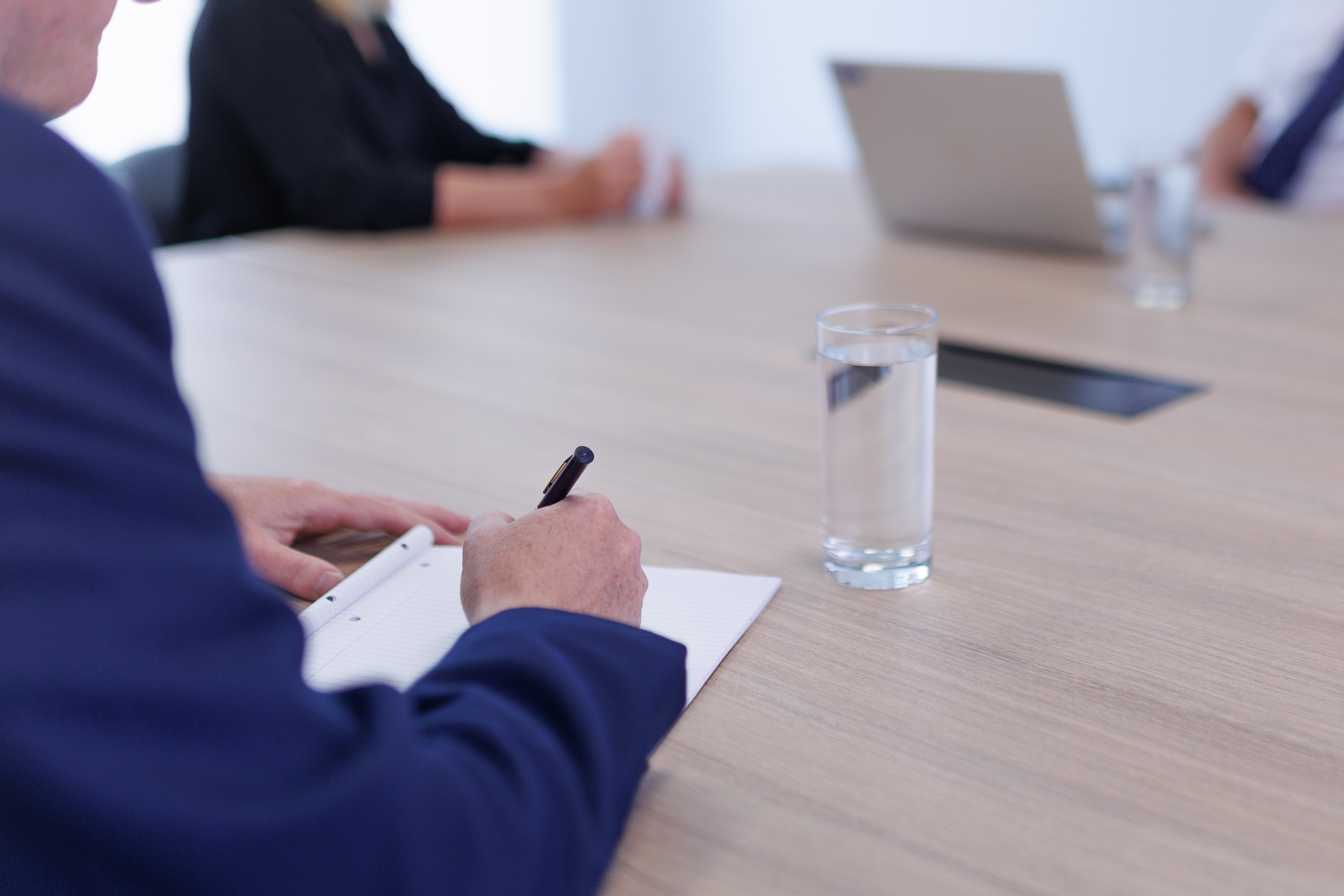 people sitting round a table