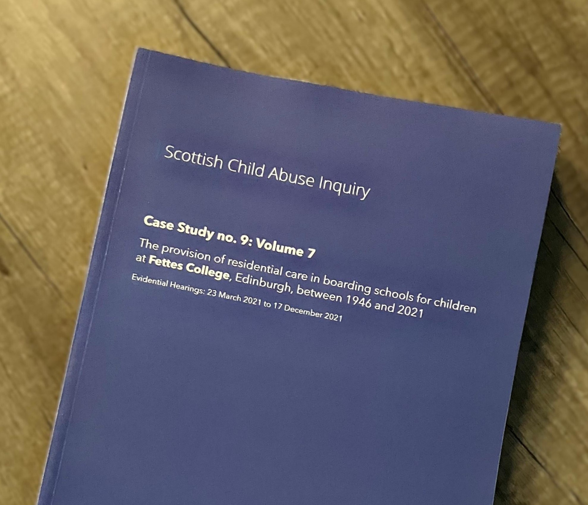 Case Study no. 9: Volume 7